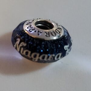 Pandora Niagara Falls Navy Charm